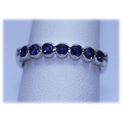 13.30 CTW AMETHYST RING .925 STERLING SILVER