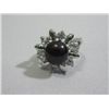 Image 1 : SUNNY BLACK PEARL AND CZ RING; AUTHENTIC PHILIPPINE PEA