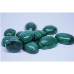 134.95 CTW AFRICAN EMERALD CABUSHION LOOSE STONES