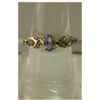 Image 1 : 10.85 ctw Gold plated silver tanzanite Ring
