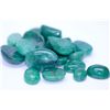 Image 1 : 179.85 CTW AFRICAN EMERALD CABUSHION LOOSE STONES