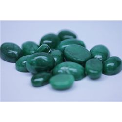 159.70 CTW AFRICAN EMERALD CABUSHION LOOSE STONES