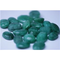 120.45 CTW AFRICAN EMERALD MIX SHAPES LOOSE STONES (20)