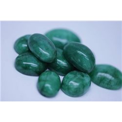 125.90 CTW AFRICAN EMERALD CABUSHION LOOSE STONES