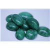 Image 1 : 125.90 CTW AFRICAN EMERALD CABUSHION LOOSE STONES