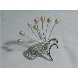 FASCINATING PEACH PEARL BROOCH AUTHENTIC PHILIPPINE PEA