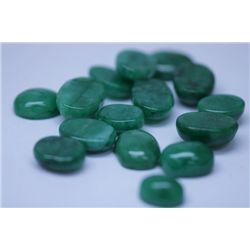 145.80 CTW AFRICAN EMERALD CABUSHION LOOSE STONES