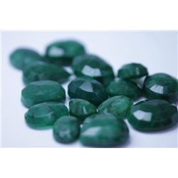 189.25 CTW AFRICAN EMERALD MIX SHAPES LOOSE STONES (15)
