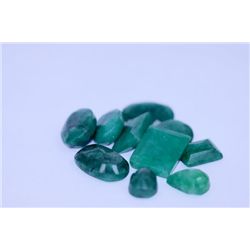 90.25 CTW AFRICAN EMERALD MIX SHAPES LOOSE STONES