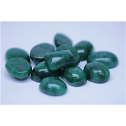 146.00 CTW AFRICAN EMERALD CABUSHION LOOSE STONES