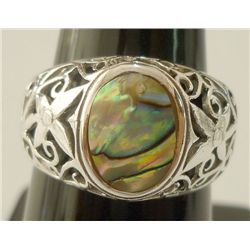 23.00 ctw Multi color Ring .925 Sterling Silver