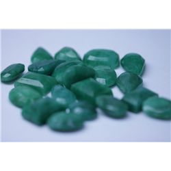 196.05 CTW AFRICAN EMERALD MIX SHAPES LOOSE STONES (20)