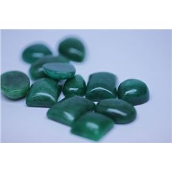 145.05 CTW AFRICAN EMERALD CABUSHION LOOSE STONES