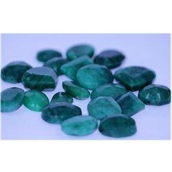 239.75 CTW AFRICAN EMERALD MIX SHAPES LOOSE STONES