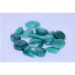 174.10 CTW AFRICAN EMERALD MIX SHAPES LOOSE STONES