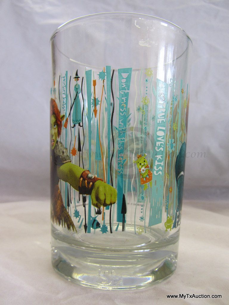 2 McDonalds 2010 Shrek Forever After Glasses