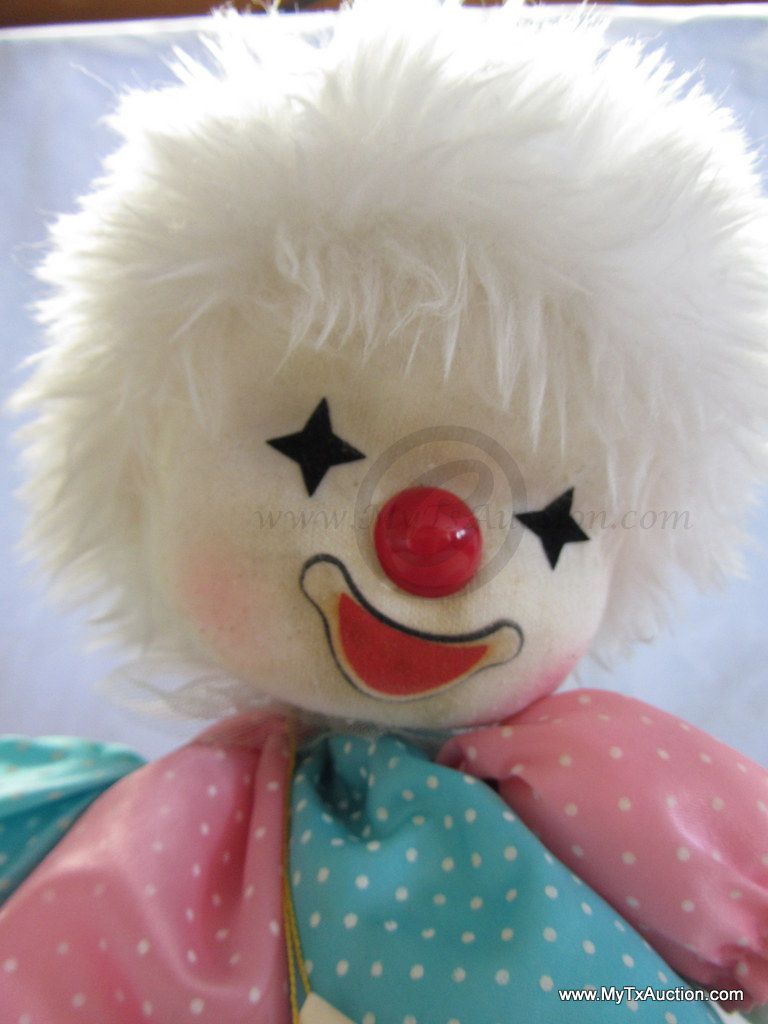 music box clown doll