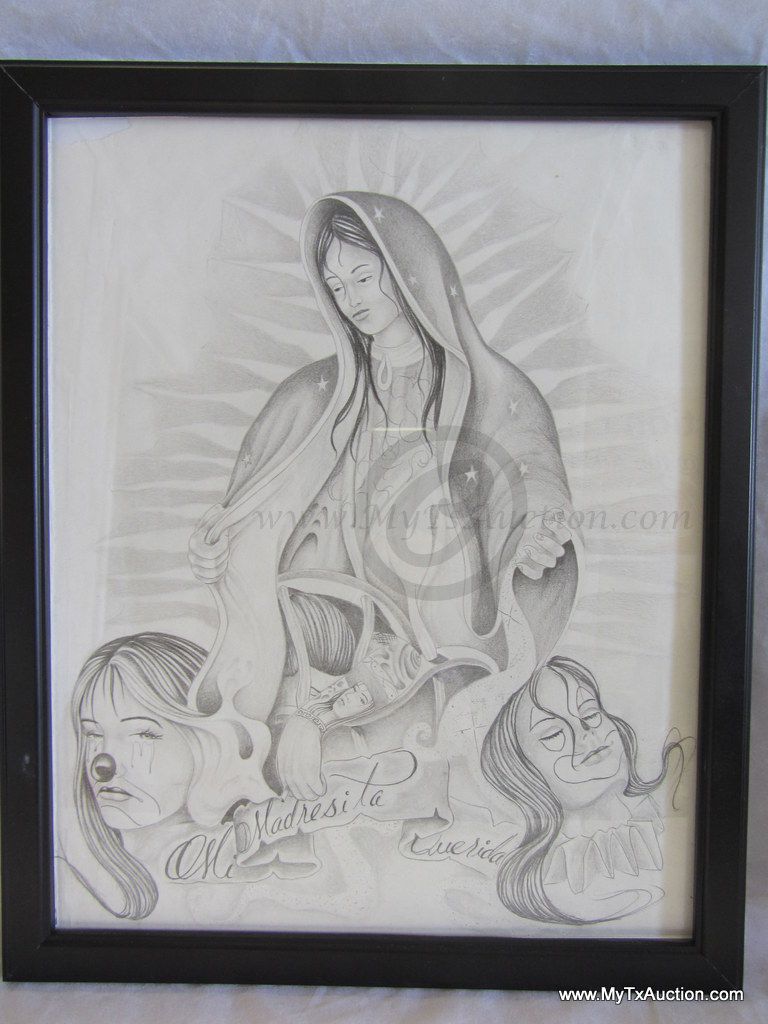 Religious art work pencil drawing -2001- Religious Art Work Pencil Drawing -2001-