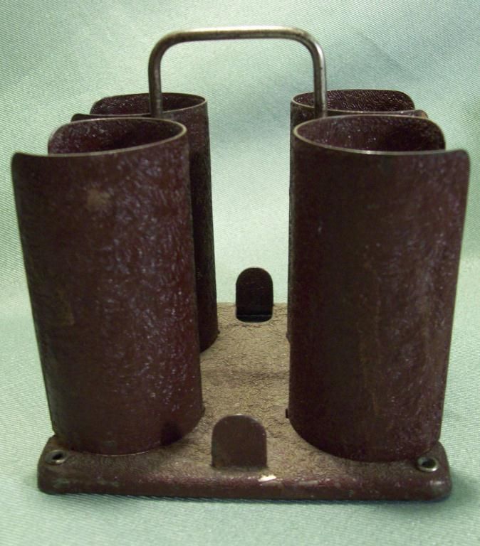 Poker Chip Carousel Caddy w/Vintage Chips & Rack