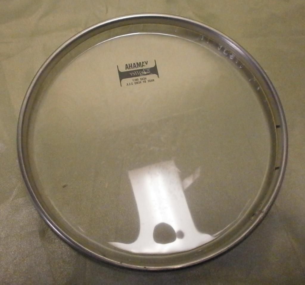 5 Lightly Used Yamaha Drum Heads Assorted Sizes