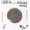 Image 1 : 1882 INDIAN HEAD PENNY RED BOOK VALUE IS $20.00 *VERY FINE GRADE*!!