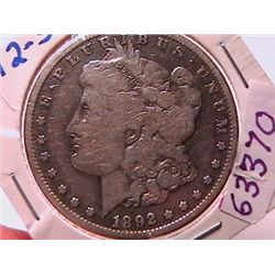 1892-S Morgan Dollar VG8. BETTER DATE