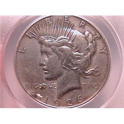 1926-S Peace Dollar ANACS XF40 Polished