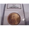 Image 1 : 1924 NGC MS-66 $20 ST GAUDENS GOLD COIN, HIGH GRADE RARELY FOUND