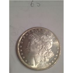 1882-O BU MS-63 MORGAN SILVER DOLLAR