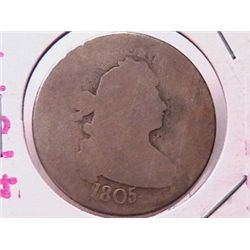 1805 Draped Bust Quarter, Scarce
