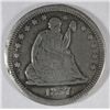 Image 1 : 1857O   Seated Liberty quarter   Fine