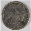 Image 2 : 1861  Seated Liberty quarter   F/VF GREAT CIVIL WAR ITEM