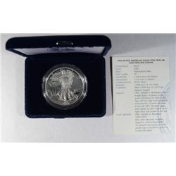 1994  Silver proof Eagle Box and papers  Est  $65-$70