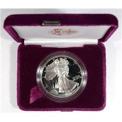 1990  Silver proof Eagle no Box and papers  Est  $65-$70