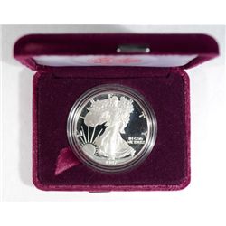 1987  Silver proof Eagle no Box / papers  Est  $65-$70