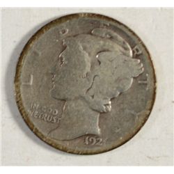 1921 MERCURY DIME GOOD