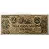 Image 1 : 1862 Bank of Albion NY $2 holed F/VF est $50-$55