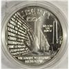 A BEAUTIFUL 1994 UNCIRCULATED VIETNAM VETS MEMORIAL COMMEMORATIV COIN IN CAPSULE