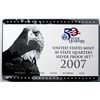 Image 6 : 2006 AND 2007 UNITED STATES MINT SILVER STATE QUARTERS  PROOF SETS