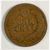 Image 2 : 1872 INDIAN CENT GOOD NICE
