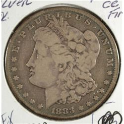 1883 CC MORGAN DOLLAR FINE