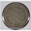 Image 1 : 1869 3 CENT NICKEL VF
