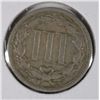 Image 2 : 1869 3 CENT NICKEL VF