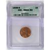 1935S Lincoln penny  ICG64RD  est $35-$40