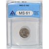 1903O  Barber dime  ANACS61 GRADED RIGHT ON  est $225-$250