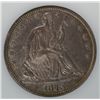 Image 2 : 1843  Seated  half $  PCI45 GRADED RIGHT ON   est $140-$150