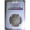 Image 1 : 1853 ARROWS AND RAYS SEATED HALF DOLLAR NGC UNC CLEANED. A NICE MS63 COIN