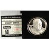 Image 1 : EMMITT SMITH ONE OUNCE SILVER ART ROUND  FROM THE HIGHLAND MINT