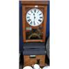 Image 1 : A 1920`s clocking in clock, made by `The National Time Recorder Ltd, in working order, (The card mec