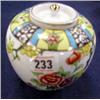 Image 1 : A Noritake jar with lid, c1910, hand painted.